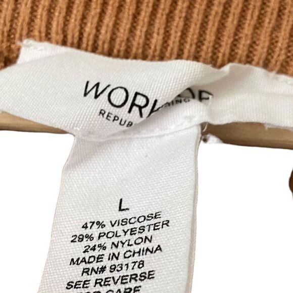 Workshop Republic Clothing Basic Crewneck Pullover Sweater in Size Large - Picture 8 of 8